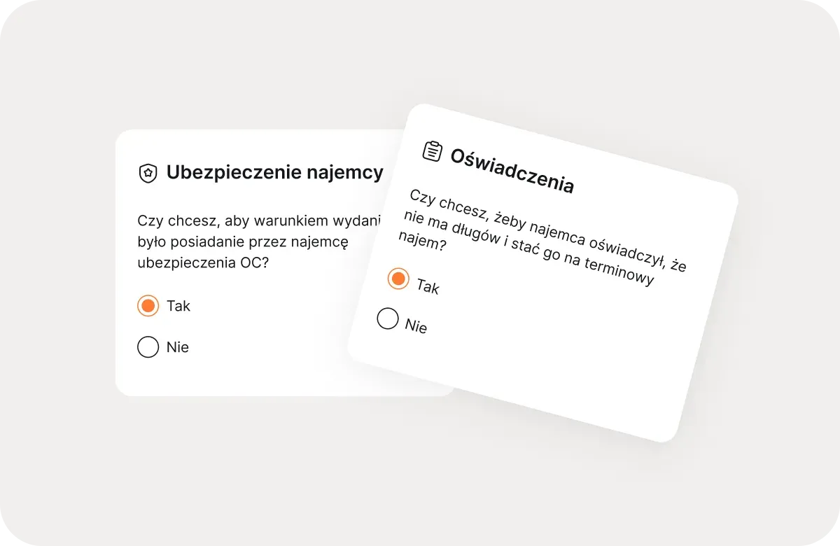 Własne klauzule i zapisy